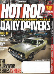 HOT ROD 2019 AUG - DAILY DRIVERS, HANDBUILT '30 MODEL A, TOM NELSON, FST CARBS